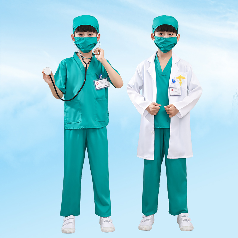 7 Pcs/Pack Kid White Medical U - Lab Coat Medical recension och pris