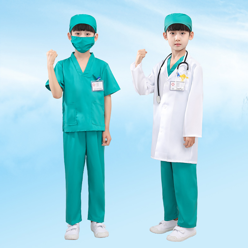 7 Pcs/Pack Kid White Medical U - Lab Coat Medical recension och pris