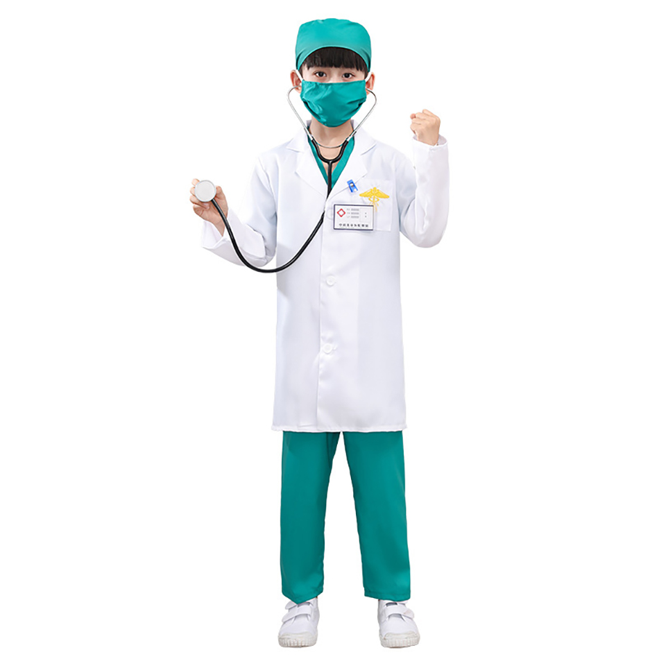 7 Pcs/Pack Kid White Medical U - Lab Coat Medical recension och pris