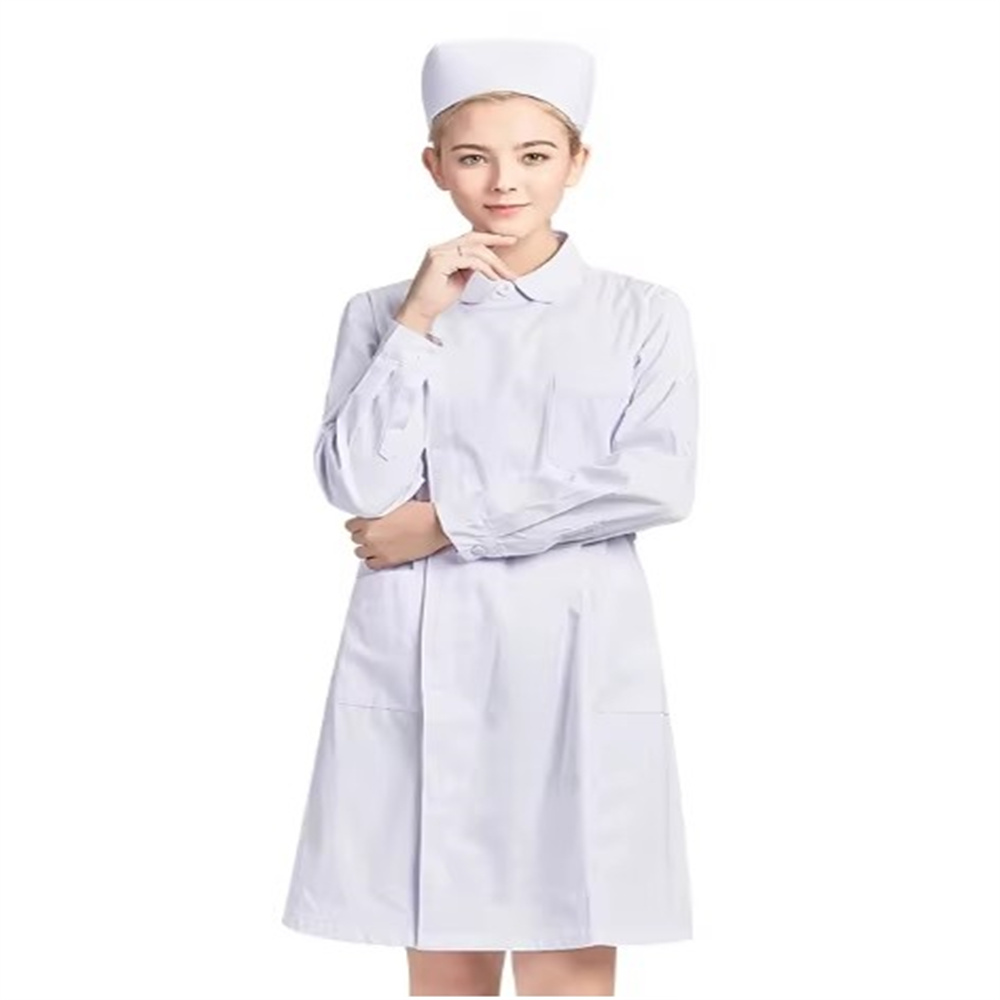 new pure cotton breathable whi - Lab Coat Medical recension och pris