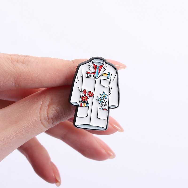 Floral Doctor Nurse Coat Ename - Medical Lab Gifts recension och pris