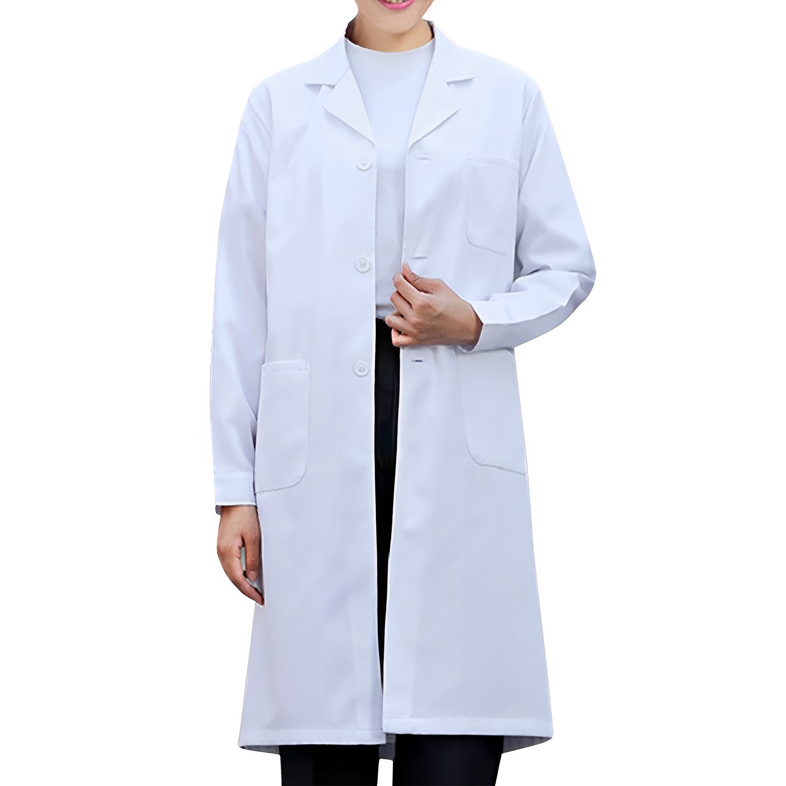 White Lab Coat For Women Men S - Lab Coat Medical recension och pris