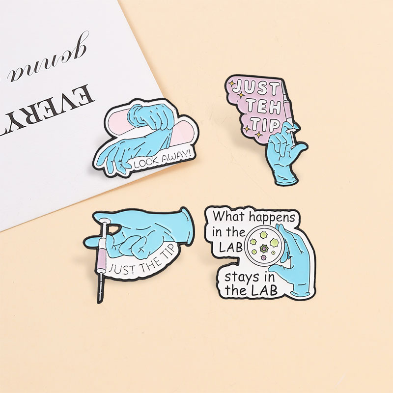Science Lab Enamel Pins Just T - Medical Lab Gifts recension och pris