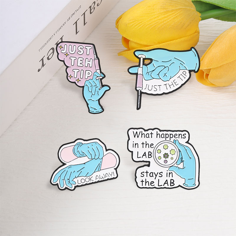 Science Lab Enamel Pins Just T - Medical Lab Gifts recension och pris