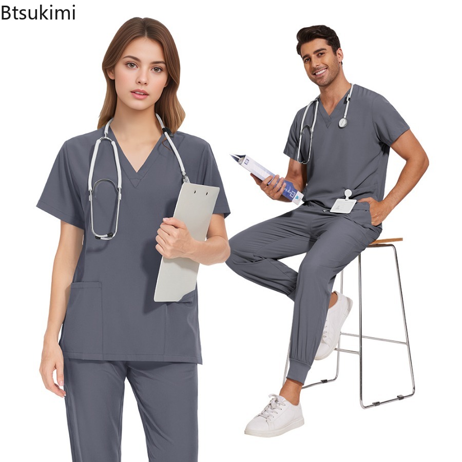 Scrub Sets Uniforms Nursing Me - Lab Coat Medical recension och pris