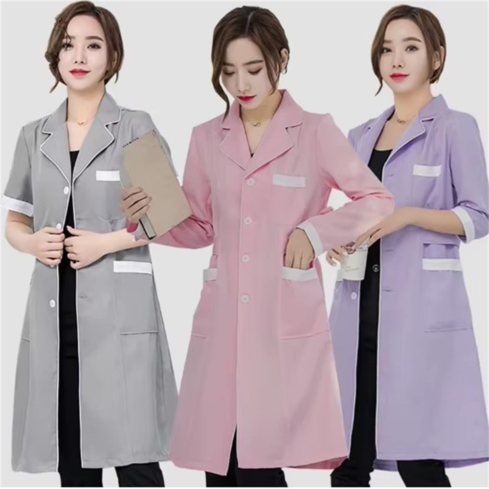 High grade gray solid color sl - Lab Coat Medical recension och pris