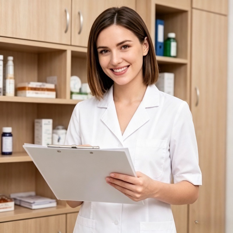 Beauty Salon Beautician Work C - Lab Coat Medical recension och pris